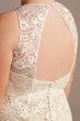 Plunge Illusion Plus Size Wedding Dress 8MS251214