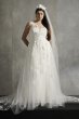 Plus Size Punched Wedding Dress 8VW351501