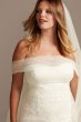 Tulle Floral Off-Shoulder Plus Size Wedding Dress Collection 9WG3978