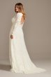 Scalloped Lace Open Back Plus Size Wedding Dress Collection 9WG3987