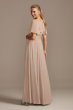 Flutter Sleeve Mesh Maternity Bridesmaid Dress F20167