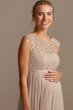 Lace and Mesh Maternity Bridesmaid Dress F20168