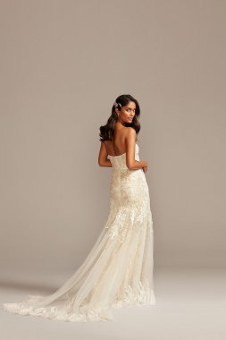 Embellished Lace Corset Bodice Wedding Dress MS251207