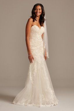 Layered Lace Mermaid Wedding Dress Collection WG3988