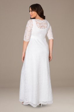 Sweet Serenity Plus Size A-Line Wedding Gown 13170936
