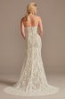 Detachable Sleeves Lace Sheath Tall Wedding Dress 4XLWG4020