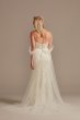 Detachable Sleeves and Train Tulle Wedding Dress LSSWG881