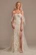 Detachable Sleeves and Train Tulle Wedding Dress LSSWG881