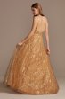 Sequin Spaghetti Strap Low Back Ball Gown 2011P1477