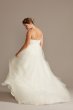 Spaghetti Pleated Tulle Tall Plus Wedding Dress Collection 4XL9WG3994