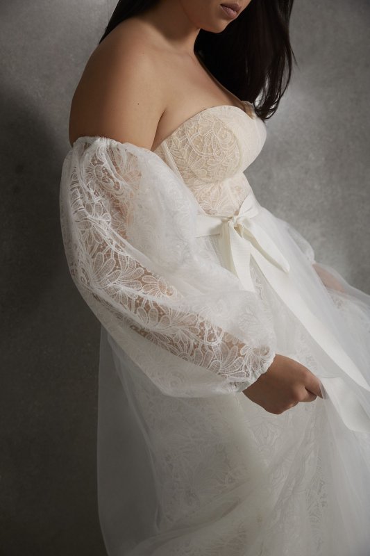Corset Plus Size Wedding Dress 8SLVW351548