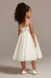 Allover Sequin Floral Lace Tank Flower Girl Dress OP266