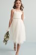 Lace Bodice Flower Girl Dress with Crystal Sash OP267