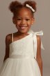 One Shoulder Lace and Tulle Flower Girl Dress OP270