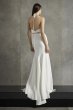 Illusion Waist Halter Wedding Dress Style VW351578