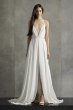 Beaded Plunging-V Wedding Dress VW351581