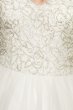 Strapless Crystal Floral Bodice Tall Wedding Dress 4XLWG3996