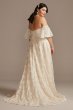 Plus Size Wedding Dress with Removable Sleeves 8MS161231