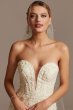 Scroll and Lace Mermaid Petite Wedding Dress 7CWG878