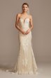 Scroll and Lace Mermaid Petite Wedding Dress 7CWG878