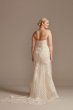 Scroll and Lace Mermaid Plus Size Wedding Dress 8CWG878