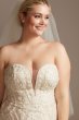 Scroll and Lace Mermaid Plus Size Wedding Dress 8CWG878