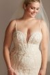 Scroll and Lace Mermaid Plus Size Wedding Dress 8CWG878