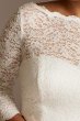 Lace 3/4 Sleeve Plus Size Wedding Separates Top 9DS150847