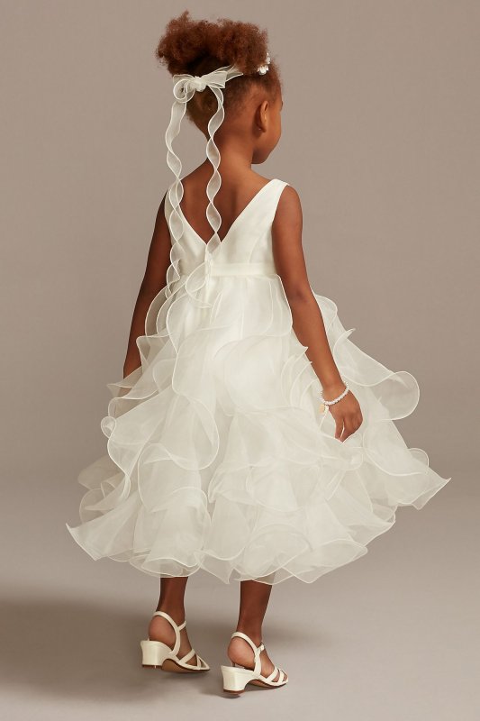 Organza Ruffle Skirt Flower Girl Dress WG1407