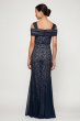 Off Shoulder Sequin Lace Petite Mermaid Gown 82122243