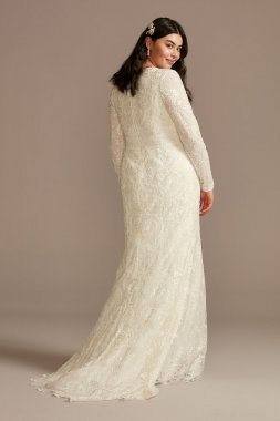 Zara: V-Neck Long Bridal Gown KL-300163I