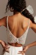 Embellished Spaghetti Strap Wedding Separates Top DS150791