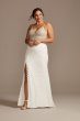Lace Plus Size Wedding Separates Skirt with Slit 9DS150828