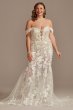 Tall Plus Embellished Illusion Lace Wedding Dress 4XL9MBSWG899