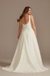 Lace A-Line Square Neck Tall Plus Wedding Dress 4XL9WG4046