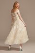 Off Shoulder Applique Tall Wedding Dress 4XLCWG902