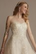 Lace Applique Tea-Length Tall Wedding Dress 4XLCWG903