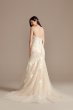 Lace Applique Mermaid Petite Wedding Dress 7CWG912