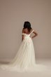 Tulle Bodysuit Petite Wedding Dress with Straps 7MBSWG898