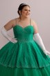 Embellished Plus Quince Gown with Detachable Skirt Fifteen Roses 8FR2110