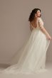 Long Sleeve Bodysuit Plus Size Wedding Dress 9LSSWG851