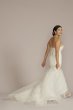 Lace Up Back Mermaid Tall Plus Wedding Dress 4XL8CWG926