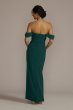 Tall Stretch Crepe Off-Shoulder Bridesmaid Dress 4XLGS290059
