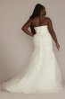 Strapless Mermaid Plus Size Wedding Dress 8CWG926