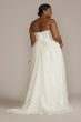 Floral Corset Bodice Plus Size Wedding Gown 9WG4051