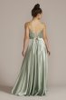 Satin Prom Dress with Beaded Bodice D24NY22004