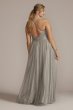 Plus Size Deep-V Sparkle A-Line Prom Dress D24NY22013W