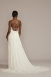 Spaghetti Strap Allover Lace Sheath Wedding Gown WG4063