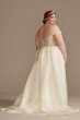 Beaded Bodice Off Shoulder Tall Plus Wedding Dress 4XL8CWG890