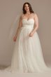 Convertible Strap Tall Plus Bodysuit Wedding Dress 4XL8MBMS251246
